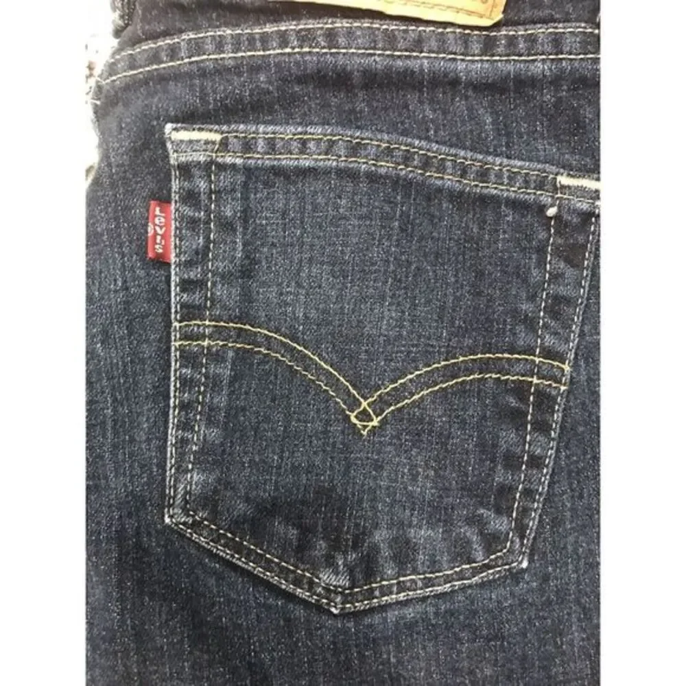 Levi's 510 Measures 26x27 Dark Wash Blue Jeans‎ Skinny Fit Stretch Denim Cotton
